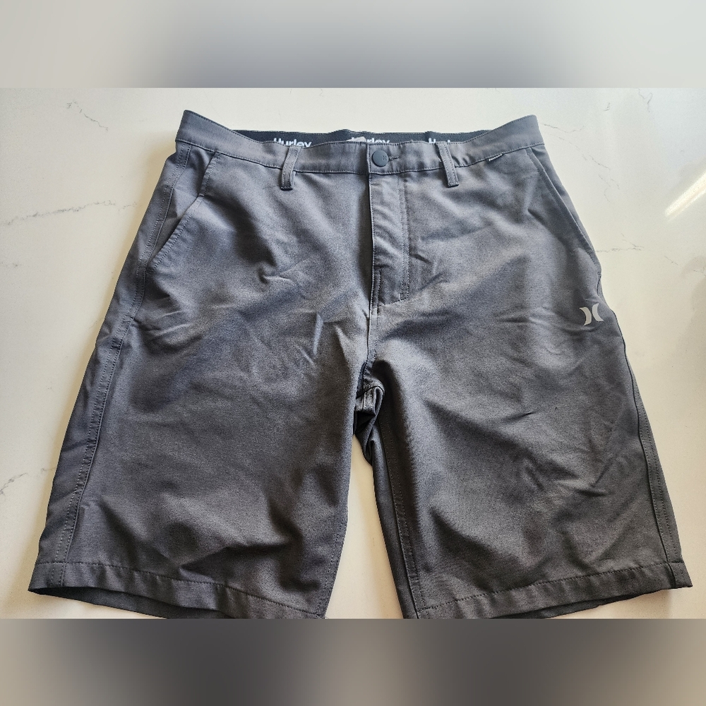 Mens Hurley Gray Hybrid Walk Shorts